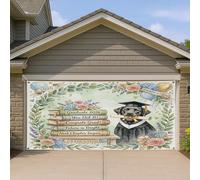 1,8 x 4 m Labrador Retriever Dog Congrats Grad Couverture de porte de garage Couverture Couverture de porte de garage livre de remise de diplôme Intérieur extérieur Art Decal Decor Photo de e