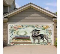 1,8 x 4 m Neopolitan Mastiff Dog Congrats Grad Couverture de porte de garage Couverture de porte de garage livre de remise de diplôme intérieur ou extérieur Art décalcomanie Décoration murale pour