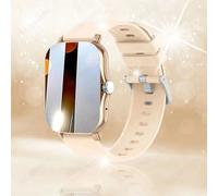 1.83 Pouces Écran Montre Intelligente Hommes Femmes Cadeau Plein Écran Tactile Numérique Sport Fitness Piste Montres Bt Appel Smartwatch Montre-Bracelet.Gold.