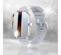 1.83 Pouces Écran Montre Intelligente Hommes Femmes Cadeau Plein Écran Tactile Numérique Sport Fitness Piste Montres Bt Appel Smartwatch Montre-Bracelet.Grey.