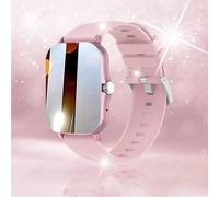 1.83 Pouces Écran Montre Intelligente Hommes Femmes Cadeau Plein Écran Tactile Numérique Sport Fitness Piste Montres Bt Appel Smartwatch Montre-Bracelet.Pink.