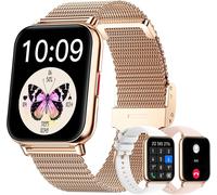 1.85"" Smartwatch Montre De Sport Pour Femmes, Appel Bluetooth Et Assistant Vocal Pour Android Iphone, Pression Artérielle/Spo2/Moniteur De Sommeil, 100+Modes Sportifs Ip67