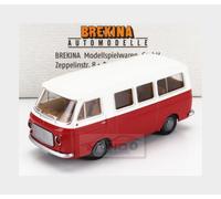 1:87 BREKINA PLAST Fiat 238 Minibus 1966 Red White BRE34416