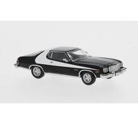 1:87 BREKINA PLAST Ford Gran Torino Black/White 1976 BRE19735