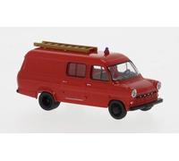 1:87 BREKINA PLAST Ford Transit Red/Black 1970 Fire Brigade BRE34160