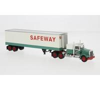 1:87 BREKINA PLAST Kenworth W 900 Koffer-Sz 1977 Safeway BRE86259