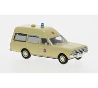 1:87 BREKINA PLAST Opel Rekord C Ktw 1968 Johanniter Unfall Hilfe BRE20672