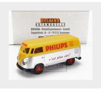 1:87 BREKINA PLAST Volkswagen T1 Van Philips 1960 Silver Yellow BRE32764