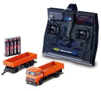 1:87 MB 1620 flatbed w.trailer 100% oran