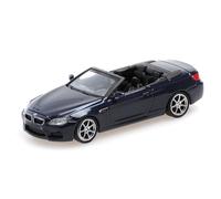1:87 MINICHAMPS Bmw M6 Cabrio Blue Metallic 2015 870027330