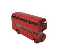 1:87 pour Ho AEC ROUTEMASTER London Double Decker Bus Modèle Alliage Classique Voiture Collection Rétro Véhicule Réplique de Véhicule