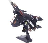 1:87 pour la Chine J-15 Jet Fighter moulé sous Pression modèle d'avion Militaire Jouets Retirer Avion de Guerre avec lumière sonore Playkits