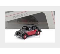 1:87 SCHUCO Volkswagen Beetle Kafer Maggiolino 1967 Black Red 452675400
