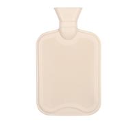 1.8L Bouillotte en Caoutchouc - Crème - 1x Adultes Isolé Mains Corps Épaule Chauffe Douleurs Menstruelles Soulagement Chaleur Sac - BOUTEILLE SEULEMENT, PAS DE COUVERTURE - by Harbour Housewares
