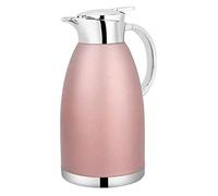 1.8L thermos à café, 304 Acier Inoxydable Double-Wall Vacuum Isolé Café Pot Thermos,Chaud et froid à double usage (Rose)