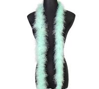 1.8m 20 g Boa en plumes de Vert menthe marabout moelleuses pour travaux manuels fête de mariage décoration de sapin de Noël