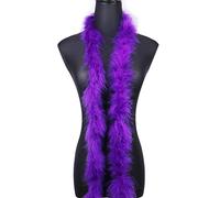 1.8m 20 g Boa en plumes de Violet marabout moelleuses pour travaux manuels fête de mariage décoration de sapin de Noël
