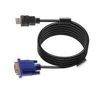 1.8M Blue HDTV HDMI to VGA HD15 Male Adapter Cable Converter for PC TV DF