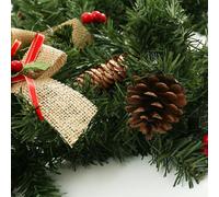 1.8M Bowknot Red Berries Pine Cones Garland Bar Tops Decoration Christmas Tree Hanging Ornaments Party Supplies