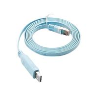 1.8m Câble de Console USB vers RJ45 avec Puce Intégrée, Compatible avec Routeurs, Commutateurs - Supporte Windows 7/8/10, MAC OS, Linux - Connexion Stable et Rapide pour Réseaux Professionnels