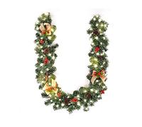 1.8M U Type Xmas Supplies Christmas Decoration Bar Tops Ribbon Garland Christmas Tree Ornaments Green Tree Cane Tinsel Party Supplies