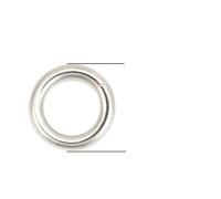 1.8mm/2mm 304 Acier Inoxydable Ouvert Anneaux De Saut Couleur Argent Cercle Rond Anneaux De Saut Pour La Fabrication De Bijoux DIY Résultats, 50 PCs-2mm 11mm
