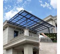 1.8mm Plaque Polycarbonate,Feuille de Toiture en Plastique Transparent,Panneau pour Serre,Imperméable/Anti-UV,pour Auvent Extérieur Carport Cold Frame Remplacement,0.6/0.8/1/1.2/1.5m(1.5mx2.5m(4.92ftx
