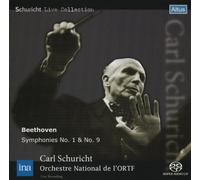 ベートーヴェン : 交響曲 第1番&第9番 (Beethoven : Symphonies No.1 & No.9 / Carl Schuricht , Orchestre National de l'ORTF) [SACDシングルレイヤー]