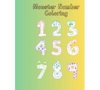 1-9 Number Monster Coloring Book