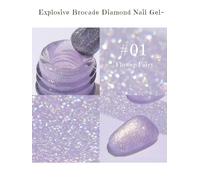 1-9 Pièces Ws Automne Hiver Populaire Blanc Nail Art Gel Vernis À Ongles Rêveur Perle Fée Paillettes Sirène Fille 2025 Blanchiment Des Ongles.Huaxianzi01.