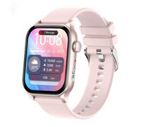 1.95"" Montre Connectée Femme Homme, Montre Apple, 100 Modes De Sport, Lampe De Poche, Pour Android/Ios (Rose)