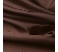 (1,99€/m) Taffetas de soie - tissu universel en 27 couleurs - tissu de doublure - décoration - vendu au mètre (brun)