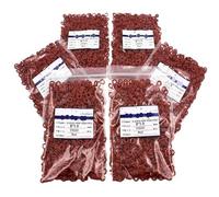 1.9mm épaisseur 2000 PCS/lot rouge silicone/VMQ OD5/6/7/8/9/10mm joint torique joint en caoutchouc joint d'étanchéité(10x6.2x1.9(2000PCS))