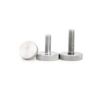 1 à 10 vis à oreilles en acier inoxydable M2 M2.5 M3 M4 M5 M6 M8 M10 GB835 304 à tête plate à serrer à la main(X 40mm,M5 2PCS)