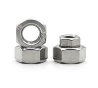 1 à 100 écrous hexagonaux en acier inoxydable A2-70 304 for filetages M1, 2, 4, 6, M2, 5, M3, M4, M5, M6, M8, M10, M12, M16, M20 et M24(M1.4 (100pcs))