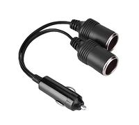 1 à 2 Allume-Cigare de Voiture Répartiteur Allume-Cigare de Voiture Prise Répartiteur 2 Voies 12 V/24 V Prise de Voiture Mâle à 2 Voies Femelle Prise Allume-Cigare Rallonge Câble