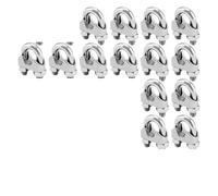 1 à 20 serre-câbles en acier inoxydable M5 M3, boulons de serrage for câbles métalliques, outils fixation for cordes linge Pour Les Chantiers(M3-20PCS)
