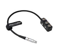 1 à 3 Mini Câble de Répartiteur d'alimentation RS 3 Broches Mâle vers 3 Ports 3 Broches RS Femelle pour Arri Caméra Alvin's Cables | 30CM