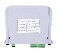 1 à 4 Module Répartiteur De Fibre Optique, Splitter Fibre Optique Plug-In, Répartiteur Optique 1x4 Lames SC APC Monomode PLC Câble Internet à Fibre Optique Numérique AV Pour Câblage Domestique
