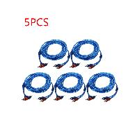 1 à 5 câbles audio RCA modifiés de 5 mètres pour voiture, avec prise 2 RCA vers 2 RCA, pour amplificateur audio automobile. Accessoire