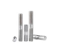 1 à 5 goujons filetés à double extrémité en acier inoxydable 304, M3, M4, M5, M6, M8, M10(M4x40 (5PCS))