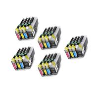 1 à 5 Jeux de Cartouches d'encre LC424 compatibles avec Les imprimantes Brother DCP-J1200DW, J1200dw et J1200 (LC424BK).(LC424-5set)