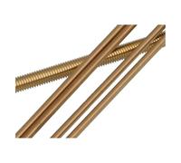 1 à 5 vis à tige filetée en laiton M2 M2.5 M3 M4 M5 M6 M8 M10 M12, différentes longueurs 100 mm, 150 mm, 200 mm, 250 mm(M6x200mm 2pcs)