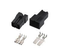 1 à 50 jeux de connecteurs 2 broches femelle/mâle for capteur de carte automobile, prise for câble de haut-parleur de batterie, courant élevé DJ7026-7.8-11 21(2p male female,50 SETS_2P)