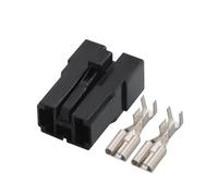 1 à 50 jeux de connecteurs 2 broches femelle/mâle for capteur de carte automobile, prise for câble de haut-parleur de batterie, courant élevé DJ7026-7.8-11 21(2p female,20 SETS_2P)