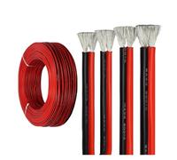 1 à 50 m de fil de silicone AWG 30 26 24 22 20 18 16 14 12 10 8 Câble en cuivre à 2 broches(50 meters-26AWG)