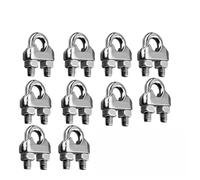 1 à 50 pinces de câble en forme U, accessoires fixation for câbles acier inoxydable 304 1/2/3/4/5/6/8/10 mm pour Vie(M2-5PCS)