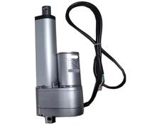 1 actionneur linéaire électrique à engrenages, course de 200 à 400 mm, alimentation CC 12 V, 24 V, 36 V ou 48 V (1 pièce).