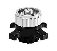 1 adaptateur de cartouche de valve pour Easy-Click/CV, accessoires de cuisinière, adaptateur de cartouches de gaz, transition de la fermeture à baïonnette vers raccord fileté 7/16", pour accessoires
