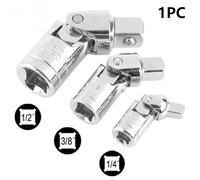 1 adaptateur de douille de barre d'extension à cliquet, acier au chrome vanadium pour des tâches de réparation et de modification efficaces (2,5 à 5,1 cm)